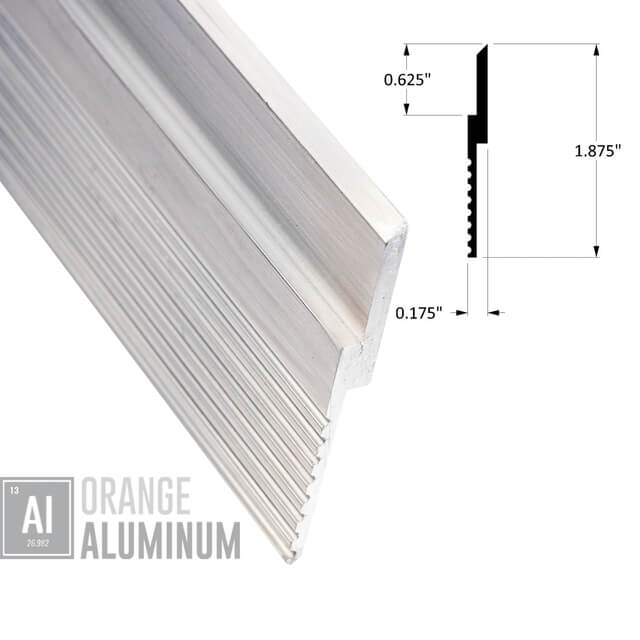 Z clip image with dimensions